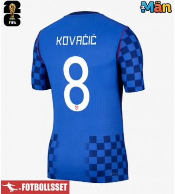 Kroatien Mateo Kovacic #8 Bortatröja VM 2026 Kortärmad